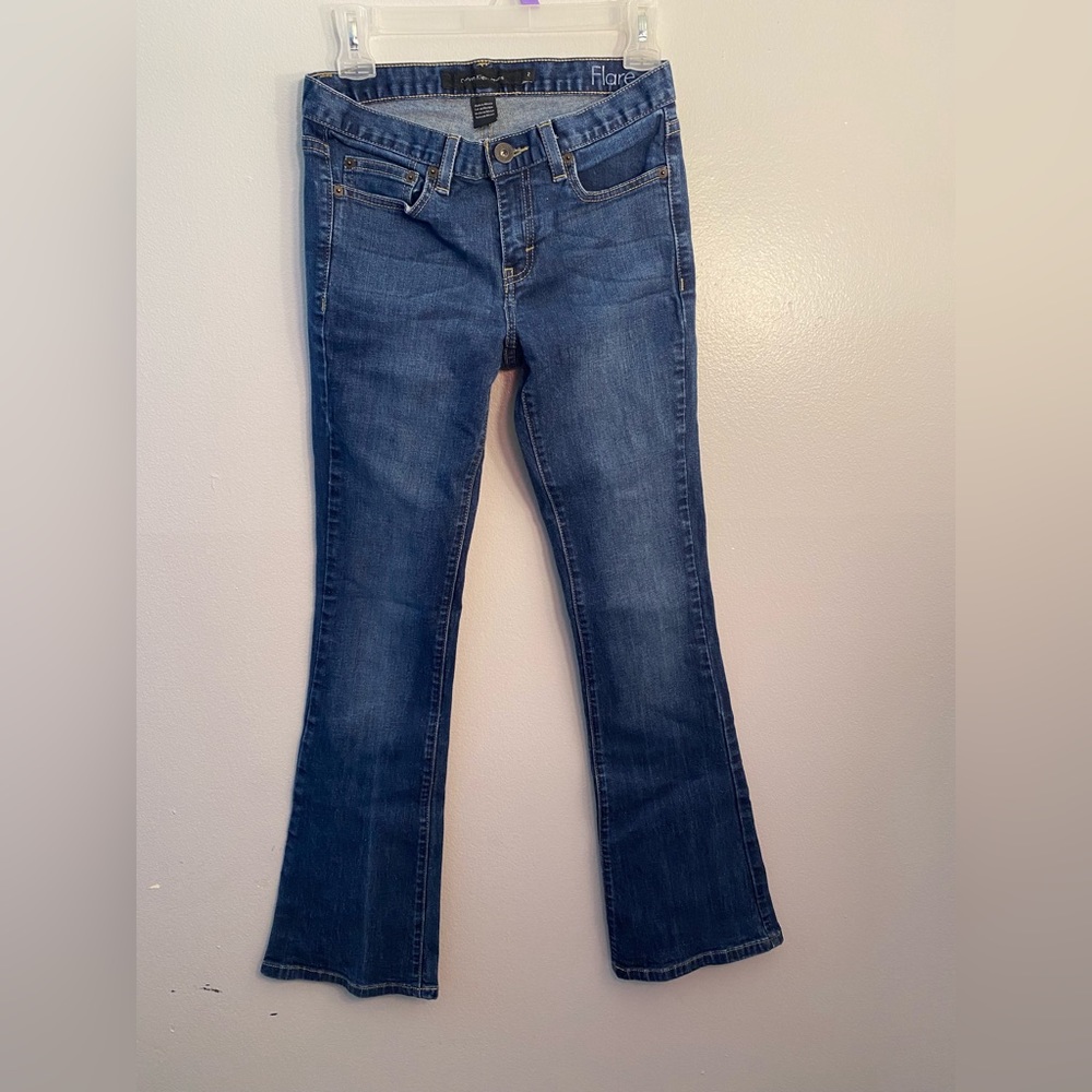 Calvin Klein Flare Denim Jeans Women’s Size 2 EUC